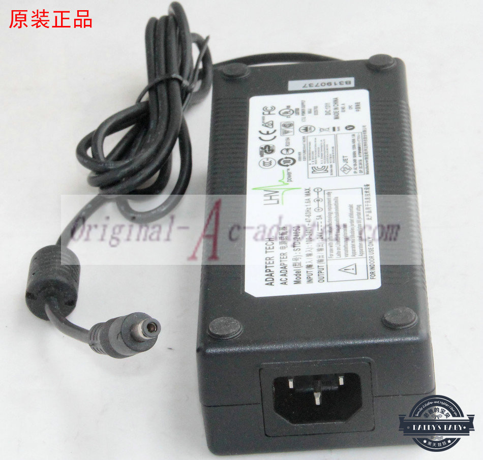 *Brand NEW* LHV STD-24050 DC24V 5A (120W) AC DC Adapter POWER SUPPLY